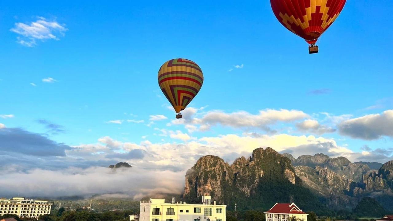 Vang Vieng Topview Hotel Ngoại thất bức ảnh