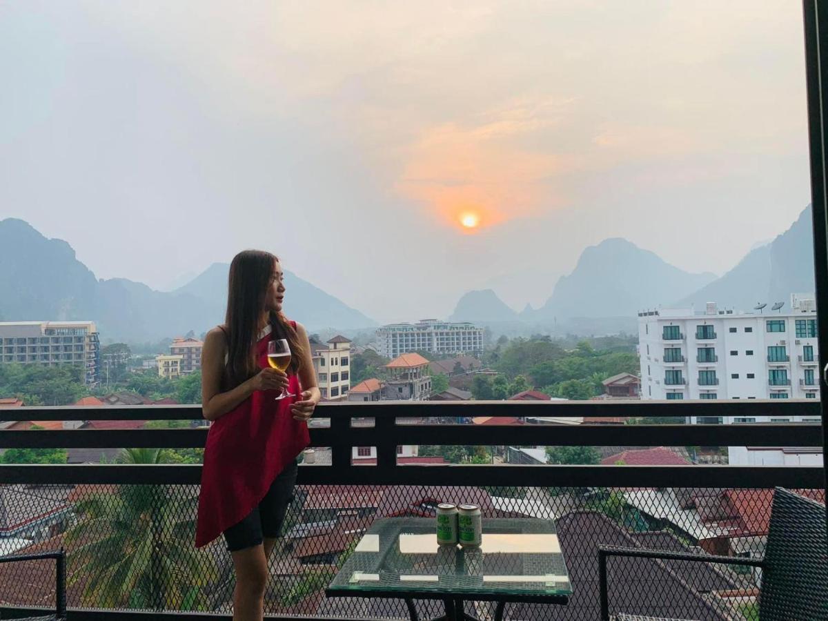 Vang Vieng Topview Hotel Ngoại thất bức ảnh
