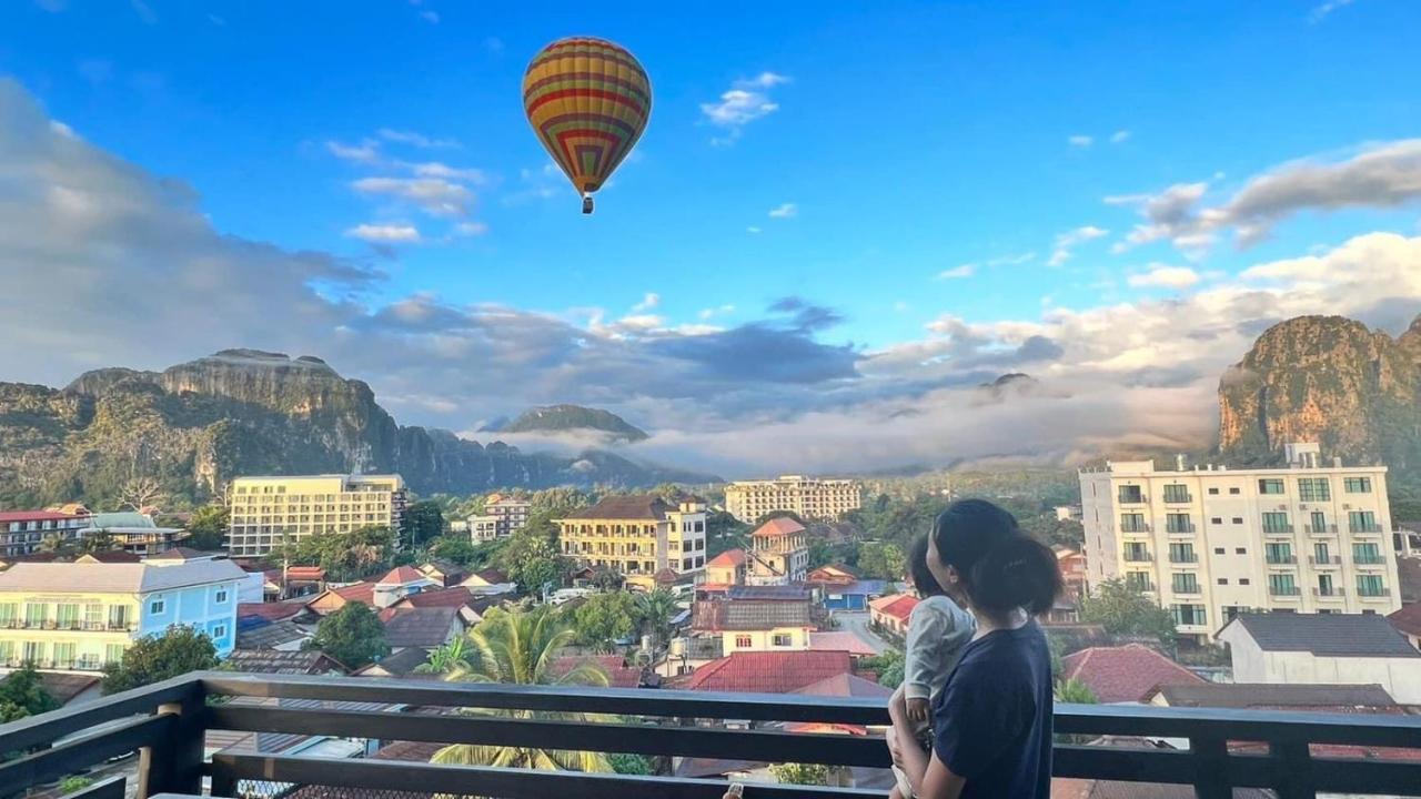 Vang Vieng Topview Hotel Ngoại thất bức ảnh