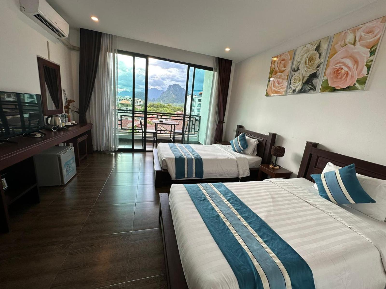 Vang Vieng Topview Hotel Ngoại thất bức ảnh