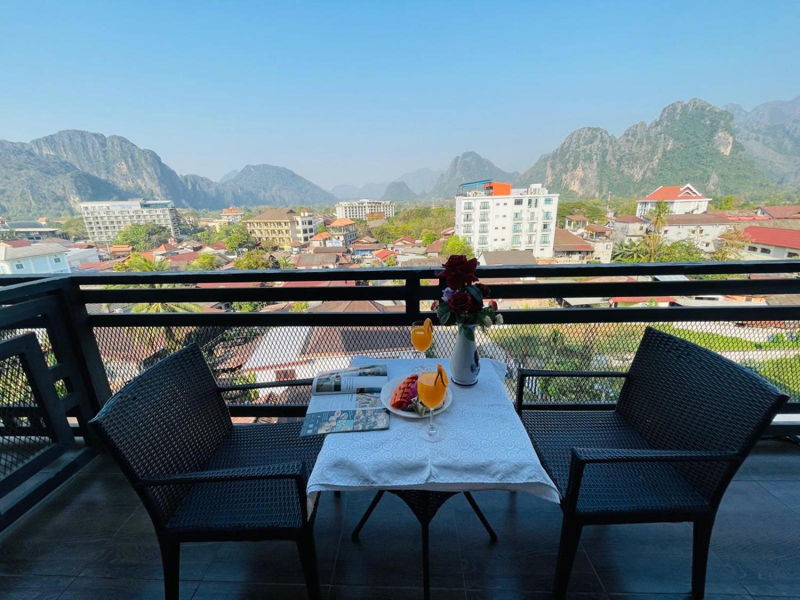 Vang Vieng Topview Hotel Ngoại thất bức ảnh