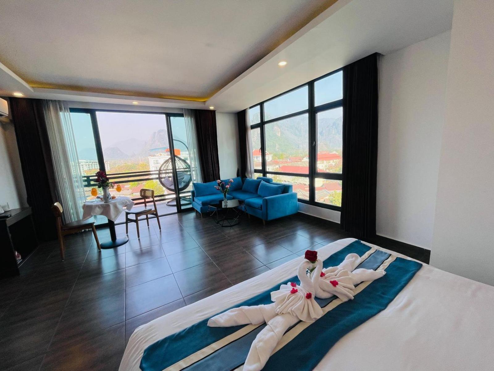 Vang Vieng Topview Hotel Ngoại thất bức ảnh