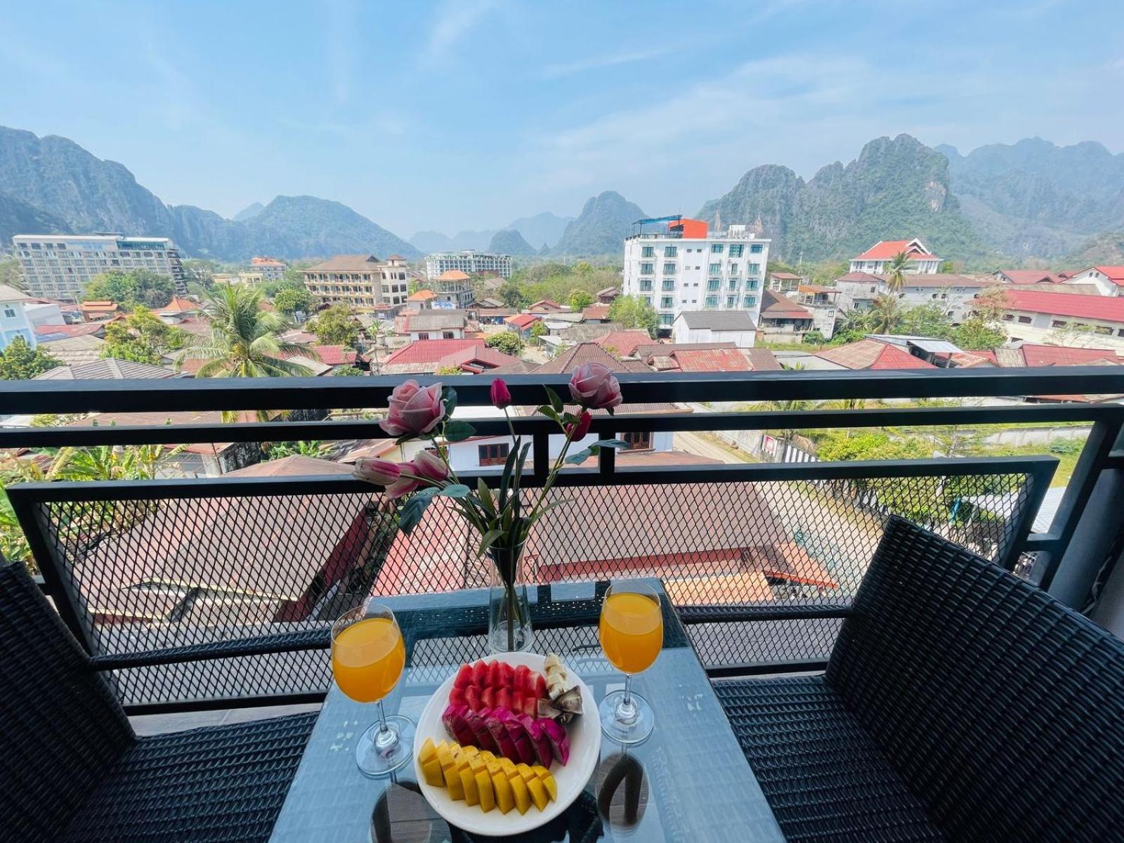 Vang Vieng Topview Hotel Ngoại thất bức ảnh